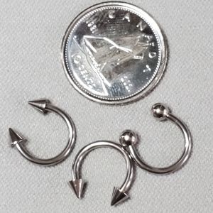 Surgical Steel Lip/Eyebrow Horseshoes